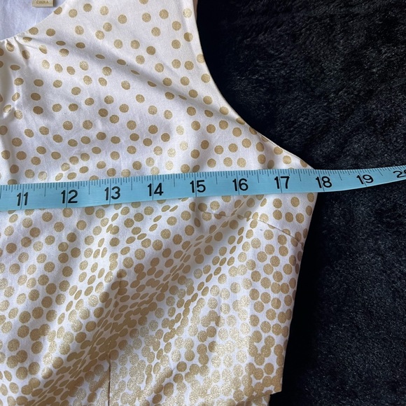 MODCLOTH Spellbinding Ability Gold Dots Dress, Size Medium - Picture 9 of 13
